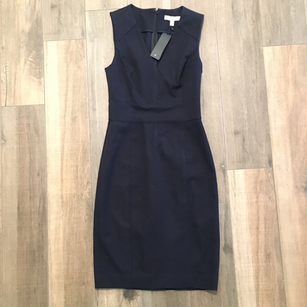 Navy Sloan pencil dress